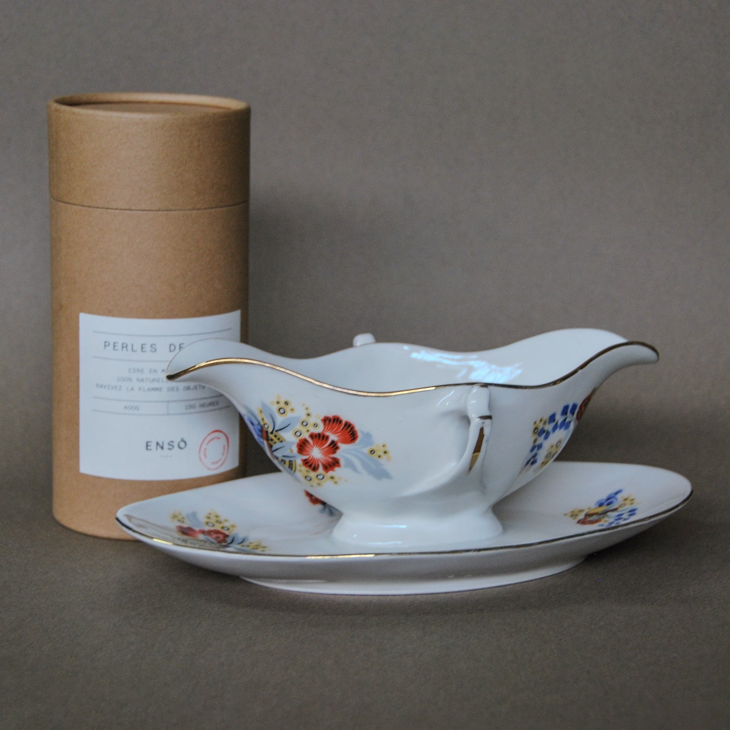 Pack Perles + Saucière vintage