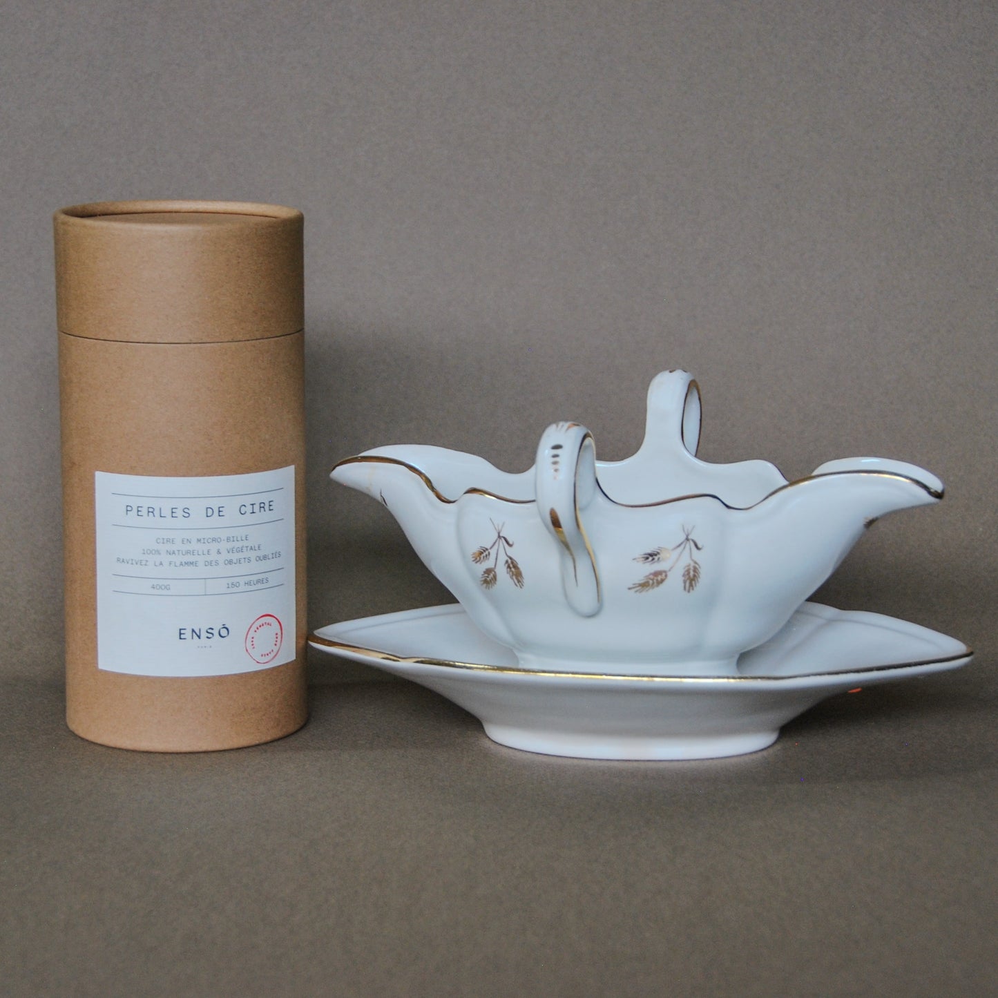 Pack Perles + Saucière vintage