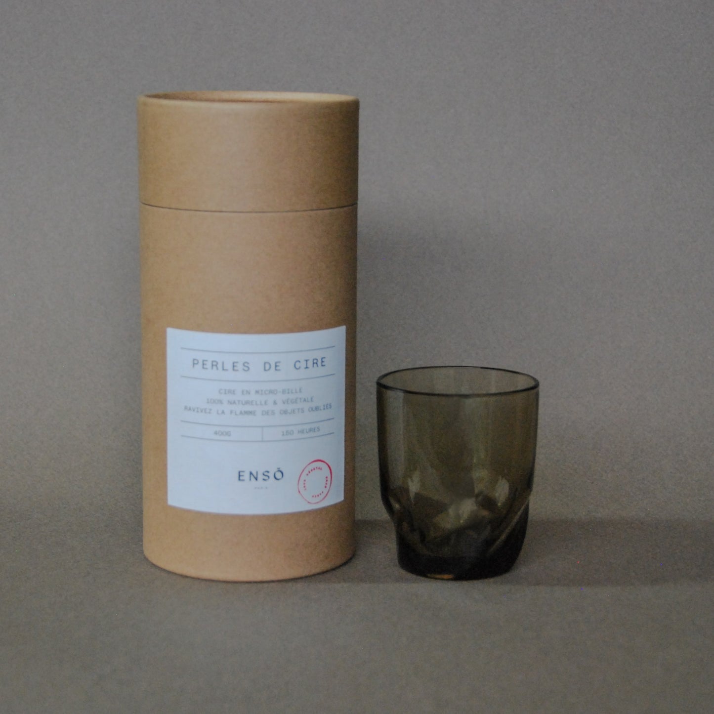 Pack Perles + Verre torsadé fumé