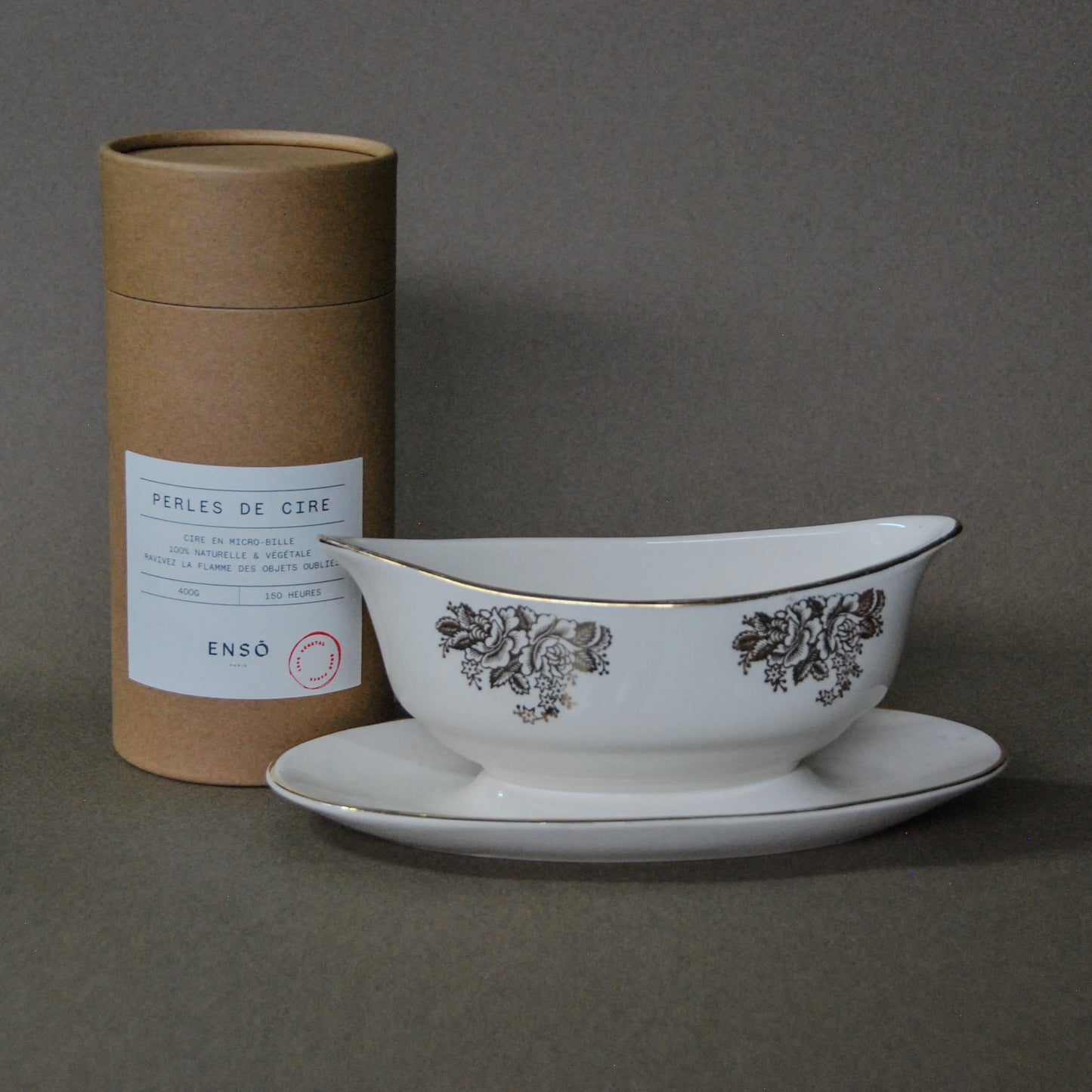 Pack Perles + Saucière vintage