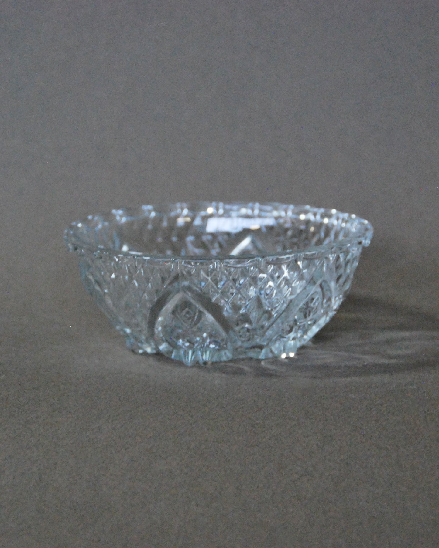 Pack Perles + Bol vintage verre ciselé