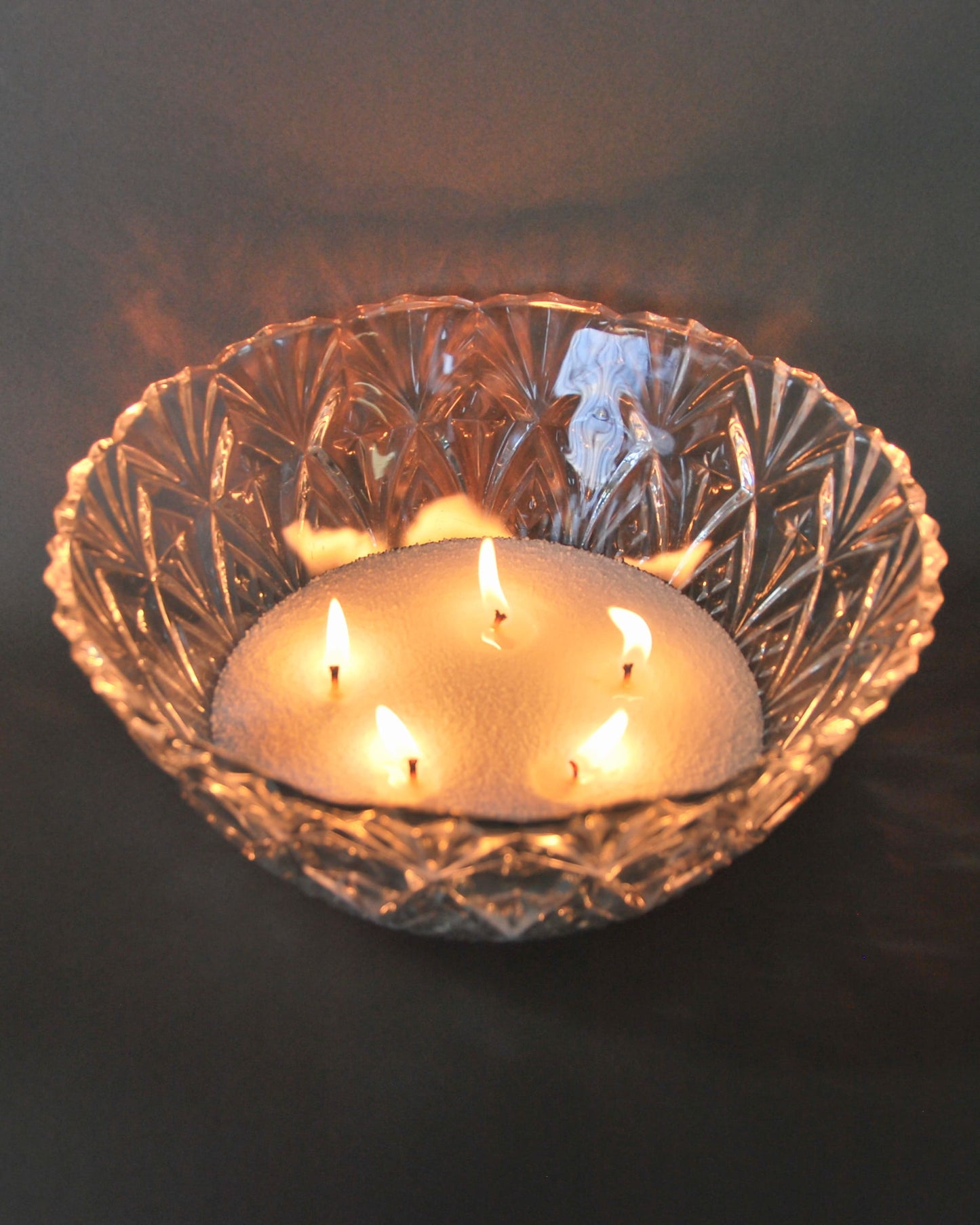 Pack Perles + Saladier en verre ciselé