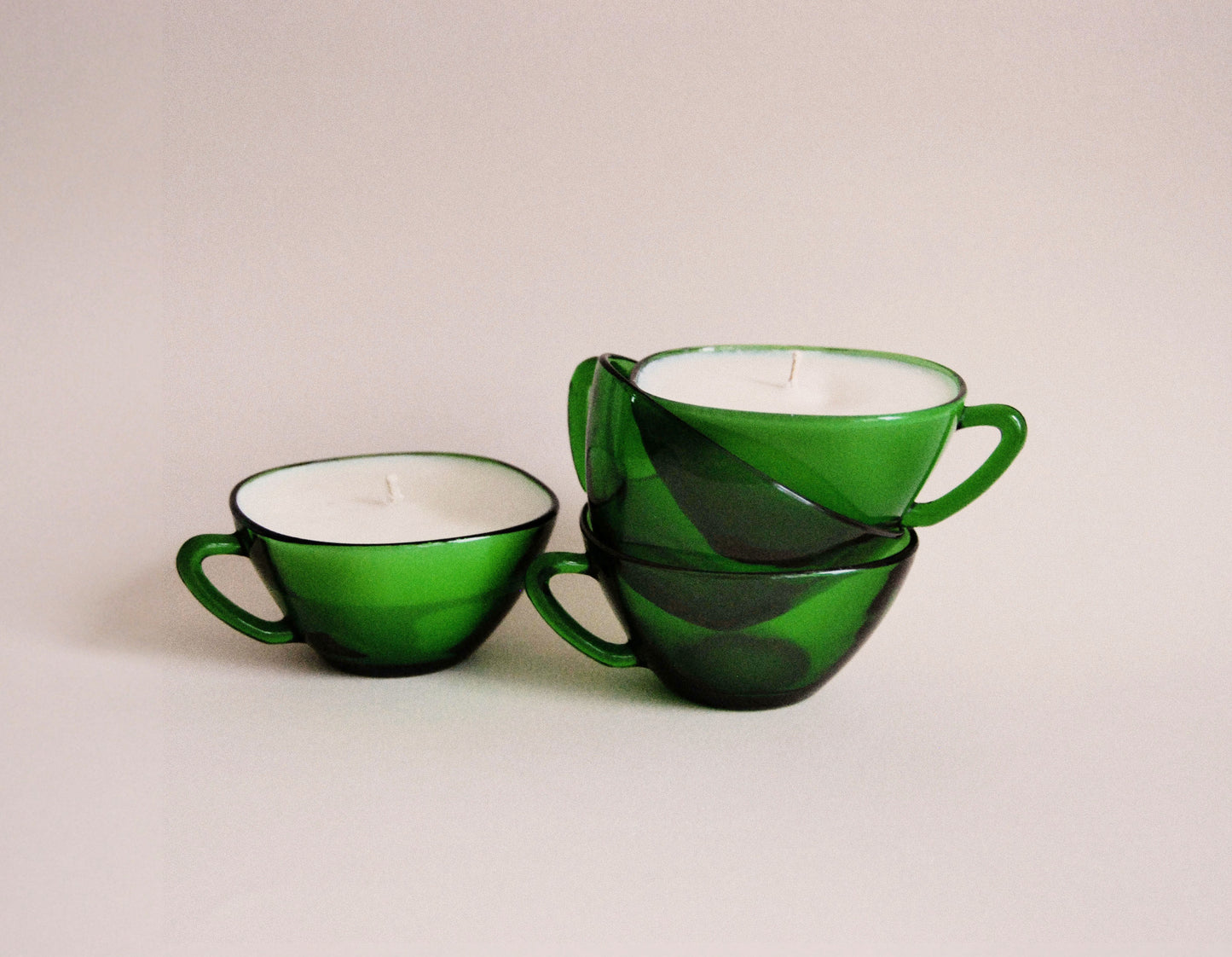 #0002 - Set de 4 tasses en verre sapin