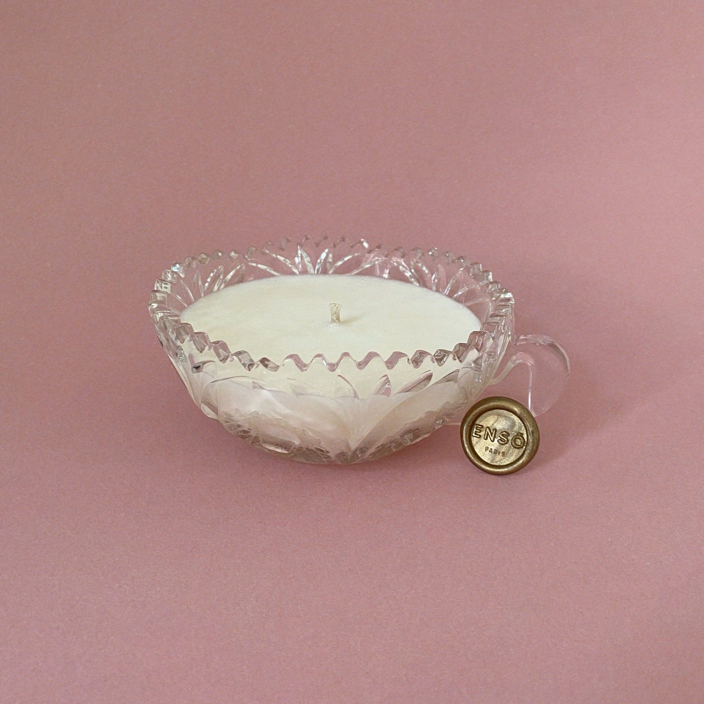 #0412 - Bol vintage verre ciselé