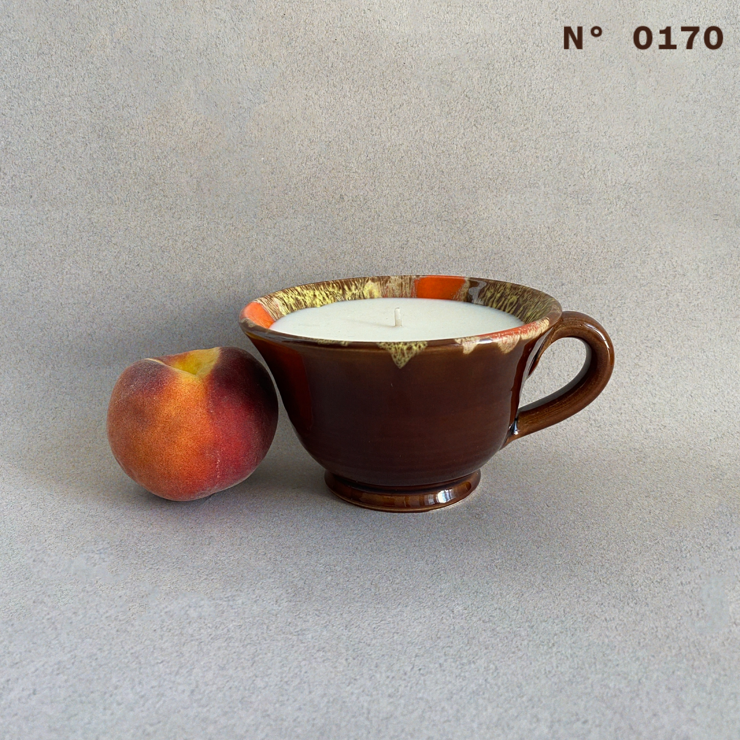 #0170 - Grande tasse en grès flammé