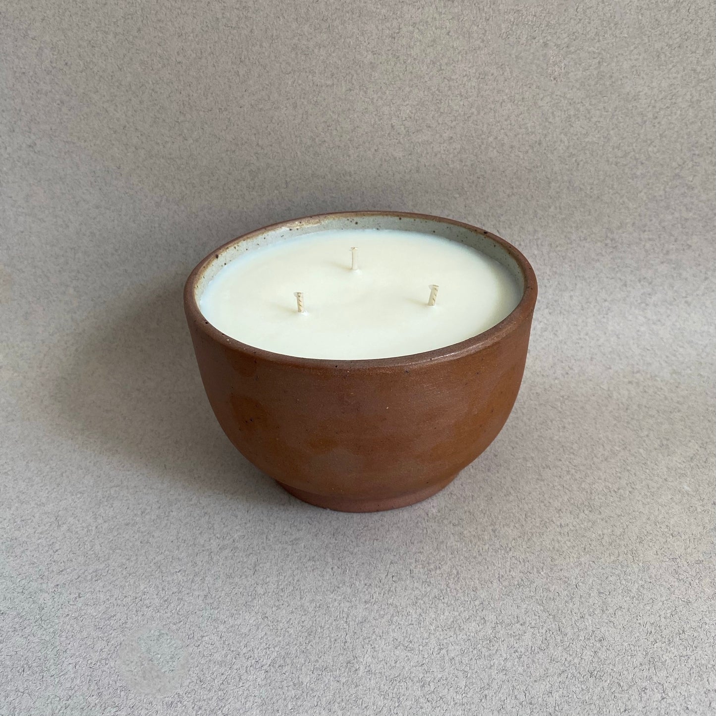#0162 - Bol en grès marron crème