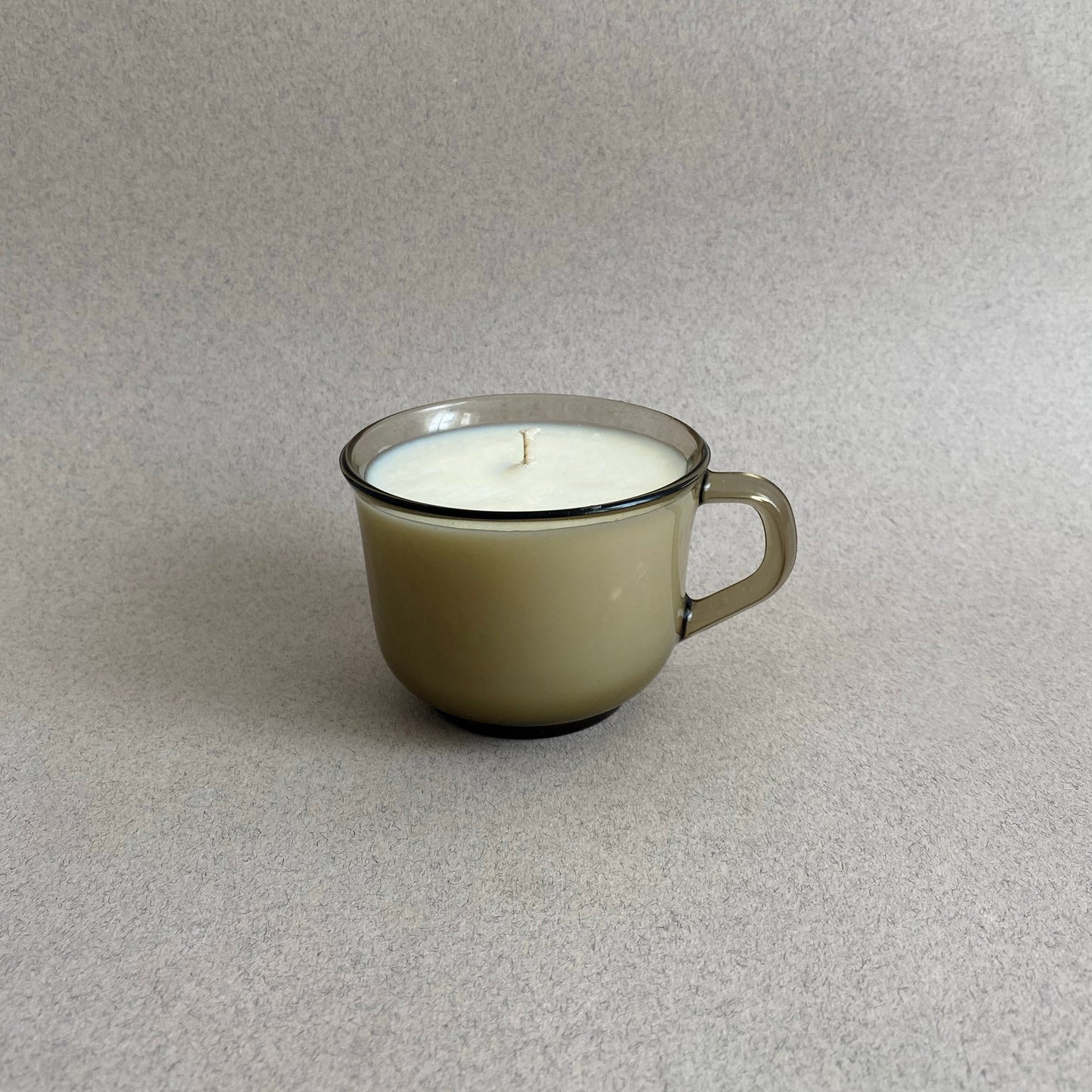 #0176 - 2 tasses en verre fumé noir