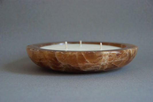#0023 - Cendrier en marbre ambré